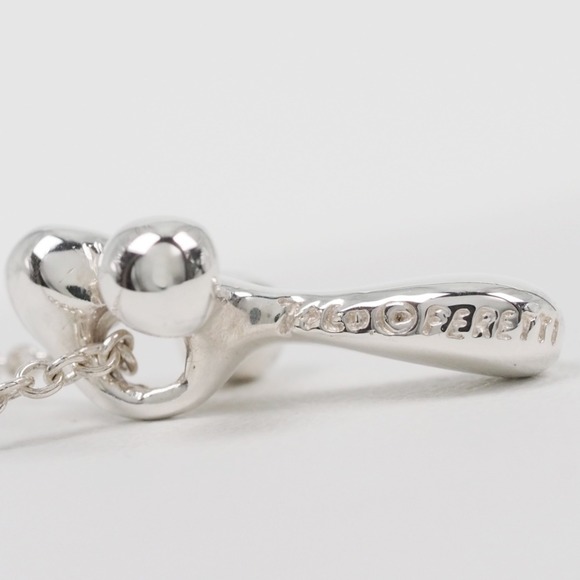 TIFFANY Small Cross Silver 925 Women's Necklace - Picture 8 of 9